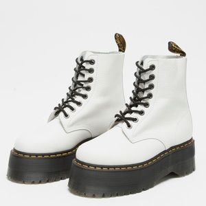 White Chunky Dr. Martins